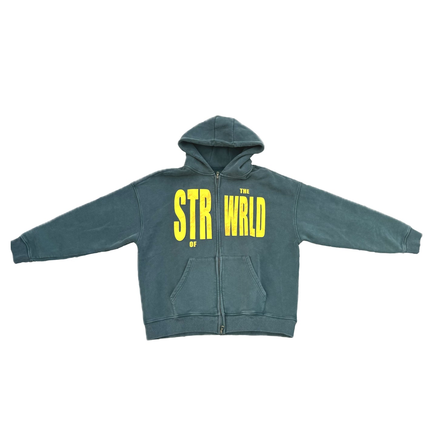 StrOfTheWrld Moss Geen Zip up Hoodie